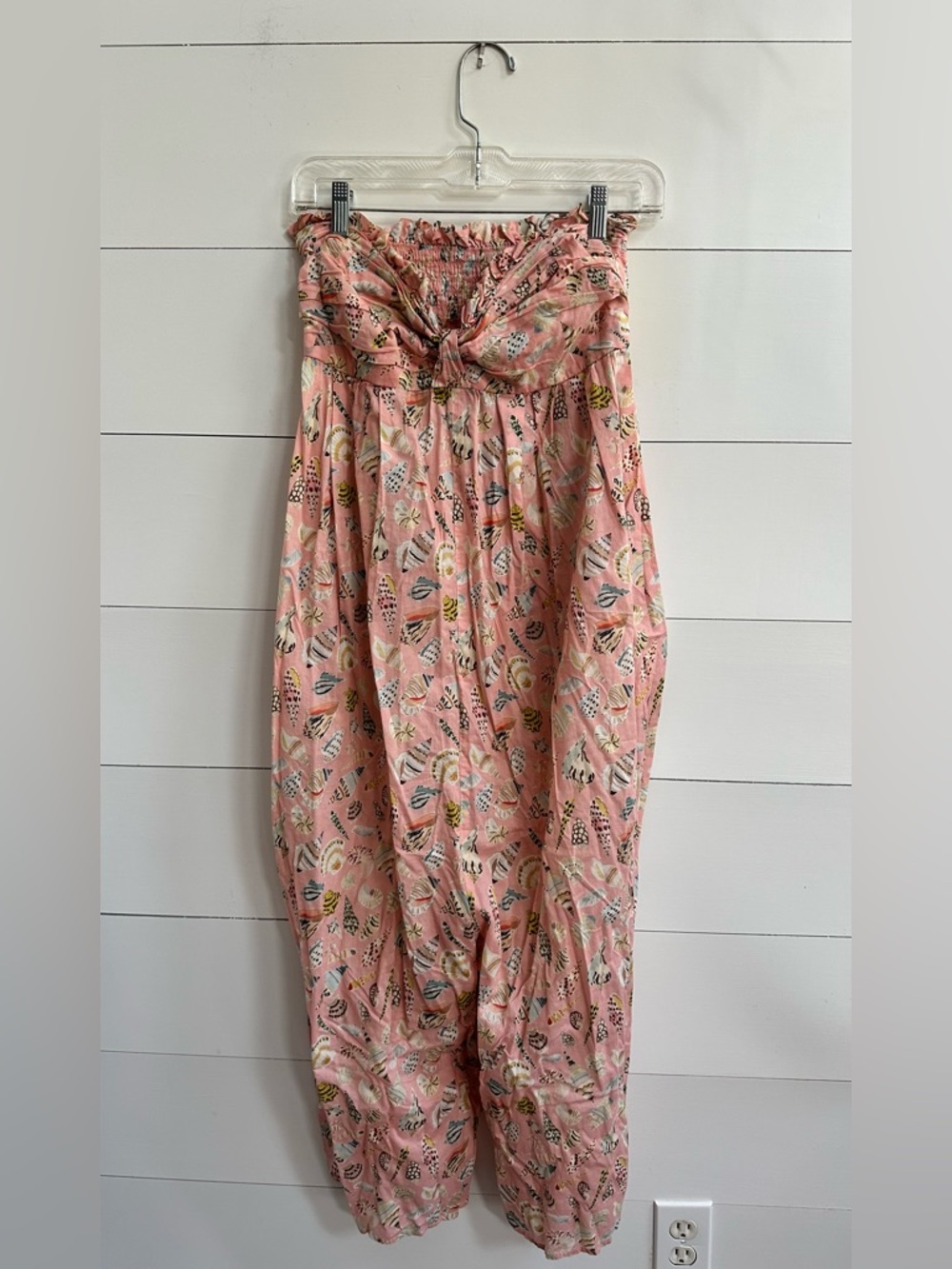 Marysia Resort Strapless Seashell Jumpsuit